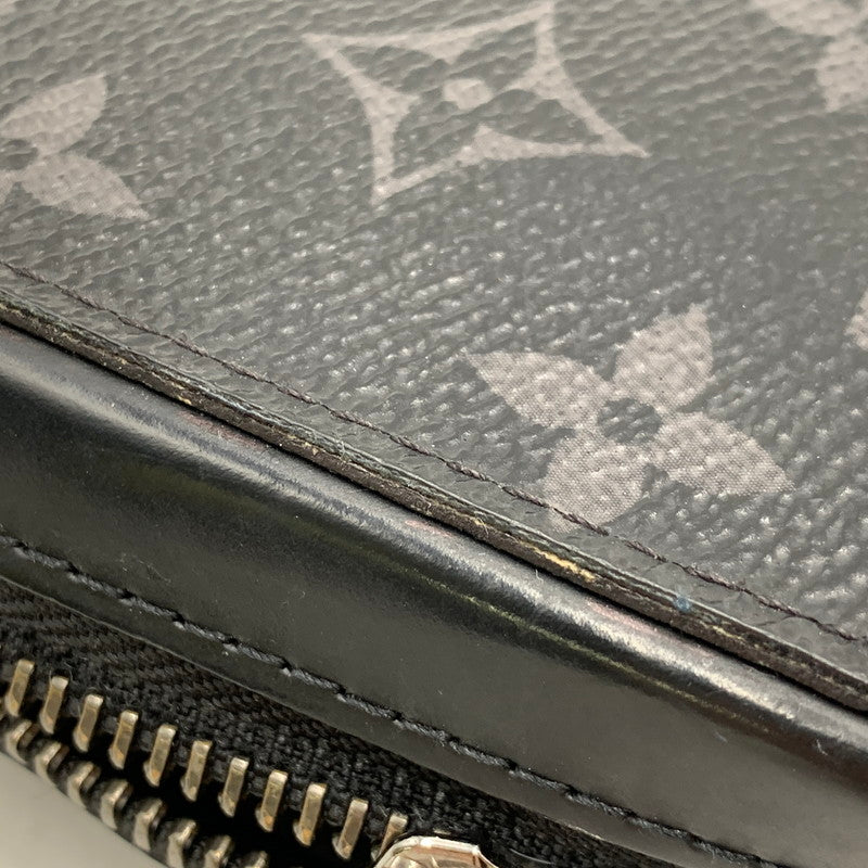 【中古品】【メンズ/レディース】 LOUIS VUITTON ルイ・ヴィトン M61698 CA3197 モノグラムエクリプス ジッピー XL ラウンドファスナー オーガナイザー 179-260614-kh-10-izu カラー：ブラック 万代Net店