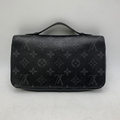 【中古品】【メンズ/レディース】 LOUIS VUITTON ルイ・ヴィトン M61698 CA3197 モノグラムエクリプス ジッピー XL ラウンドファスナー オーガナイザー 179-260614-kh-10-izu カラー：ブラック 万代Net店