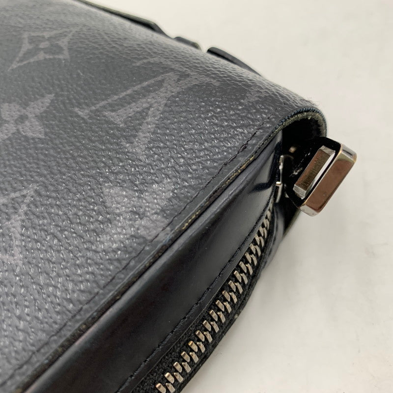 【中古品】【メンズ/レディース】 LOUIS VUITTON ルイ・ヴィトン M61698 CA3197 モノグラムエクリプス ジッピー XL ラウンドファスナー オーガナイザー 179-260614-kh-10-izu カラー：ブラック 万代Net店