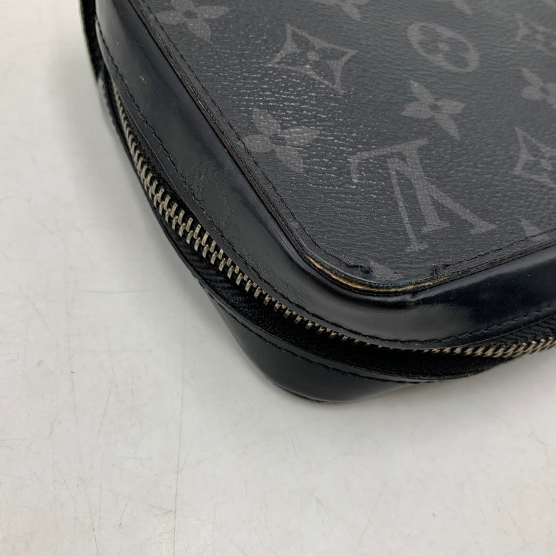 【中古品】【メンズ/レディース】 LOUIS VUITTON ルイ・ヴィトン M61698 CA3197 モノグラムエクリプス ジッピー XL ラウンドファスナー オーガナイザー 179-260614-kh-10-izu カラー：ブラック 万代Net店