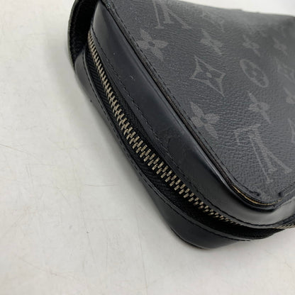 【中古品】【メンズ/レディース】 LOUIS VUITTON ルイ・ヴィトン M61698 CA3197 モノグラムエクリプス ジッピー XL ラウンドファスナー オーガナイザー 179-260614-kh-10-izu カラー：ブラック 万代Net店