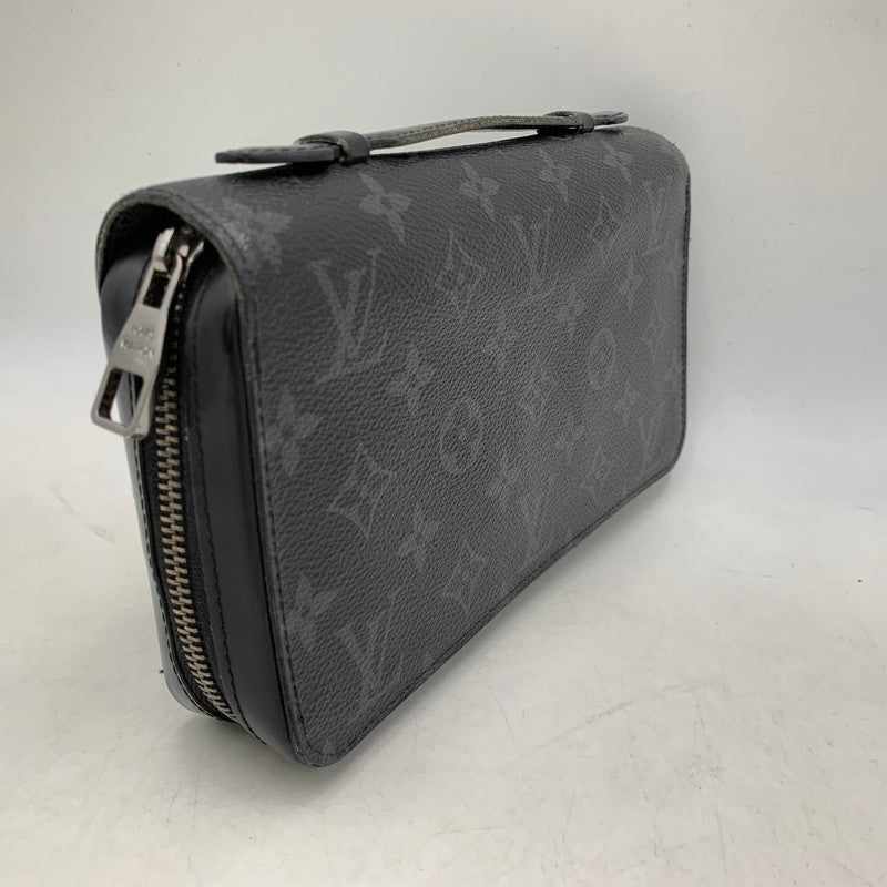 【中古品】【メンズ/レディース】 LOUIS VUITTON ルイ・ヴィトン M61698 CA3197 モノグラムエクリプス ジッピー XL ラウンドファスナー オーガナイザー 179-260614-kh-10-izu カラー：ブラック 万代Net店