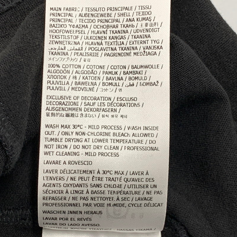【中古美品】【メンズ】 Supreme シュプリーム × MM6 MAISON MARGIELA エムエム6 メゾン マルジェラ SPLIT S/S TEE スプリット ショートスリーブ Tシャツ 半袖 149-260614-as-25-izu サイズ：L カラー：ブラック 万代Net店