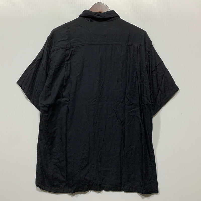 【中古品】【メンズ】 STYLE EYES SUGAR CANE スタイルアイズ シュガーケーン SE32854 DIAMOND STITCH OPENCOLLAR SHIRT ダイヤモンド ステッチ オープンカラー シャツ 145-260627-kh-04-izu サイズ：L カラー：ブラック 万代Net店