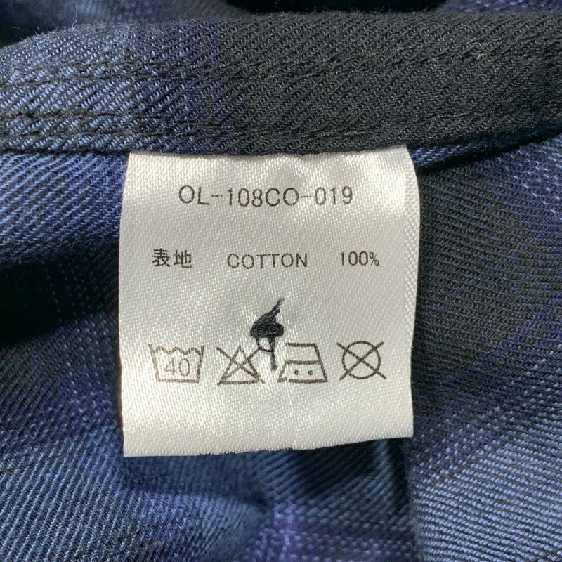【中古品】【メンズ】 BLUCO ブルコ OL-108CO-019 SS OMBRE CHECK WORK SHIRTS ショートスリーブ オンブレ チェック ワーク シャツ トップス 145-260627-kh-08-izu サイズ：XL カラー：ブルー×ブラック 万代Net店