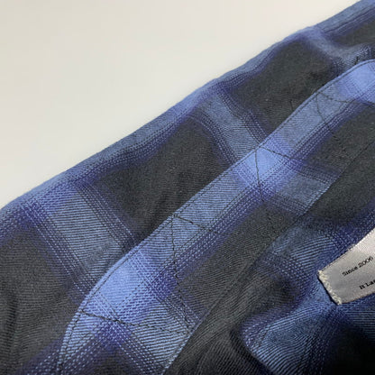 【中古品】【メンズ】 BLUCO ブルコ OL-108CO-019 SS OMBRE CHECK WORK SHIRTS ショートスリーブ オンブレ チェック ワーク シャツ トップス 145-260627-kh-08-izu サイズ：XL カラー：ブルー×ブラック 万代Net店