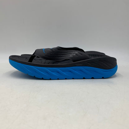 【中古品】【メンズ】 HOKAONEONE ホカオネオネ ORA RECOVERY FLIP オラ リカバリー フリップ 165-260628-as-04-izu サイズ：8 カラー：チャコール×ブルー 万代Net店