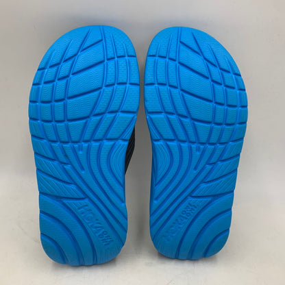 【中古品】【メンズ】 HOKAONEONE ホカオネオネ ORA RECOVERY FLIP オラ リカバリー フリップ 165-260628-as-04-izu サイズ：8 カラー：チャコール×ブルー 万代Net店