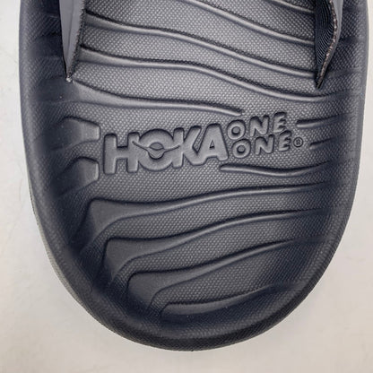 【中古品】【メンズ】 HOKAONEONE ホカオネオネ ORA RECOVERY FLIP オラ リカバリー フリップ 165-260628-as-04-izu サイズ：8 カラー：チャコール×ブルー 万代Net店