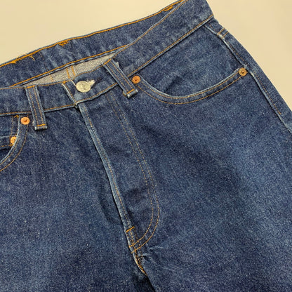 【中古品】【メンズ】 LEVI’S リーバイス 刻印532 SMALL-E 不均等V ケアタグ 黒カン 脇割 通常R 平行ステッチ 501 DENIM PANTS スモールE デニム パンツ ボトムス 157-260616-kh-10-izu サイズ：29×34 カラー：インディゴ 万代Net店