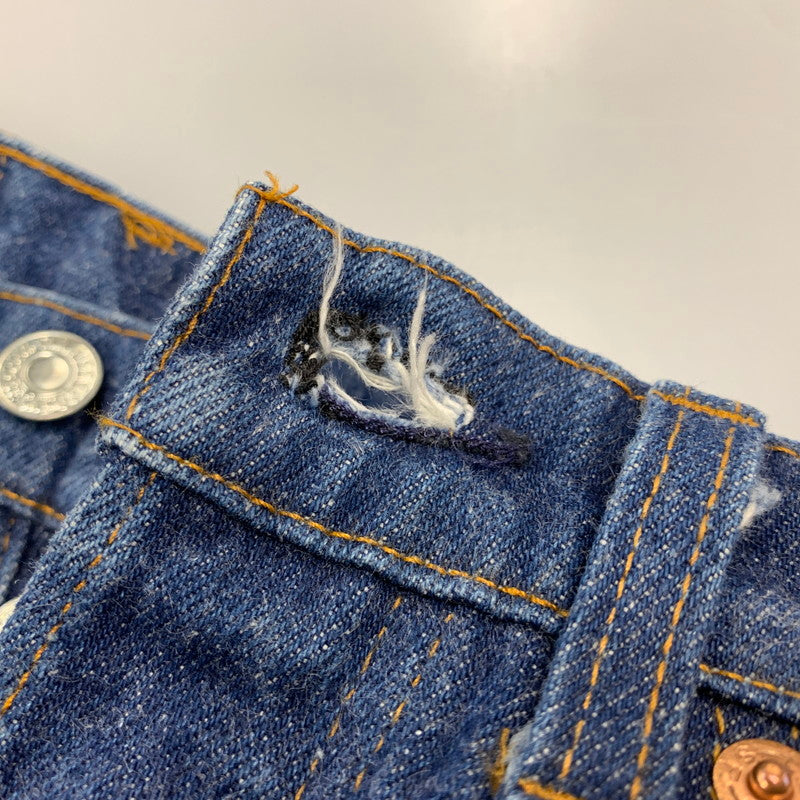 【中古品】【メンズ】 LEVI’S リーバイス 刻印532 SMALL-E 不均等V ケアタグ 黒カン 脇割 通常R 平行ステッチ 501 DENIM PANTS スモールE デニム パンツ ボトムス 157-260616-kh-10-izu サイズ：29×34 カラー：インディゴ 万代Net店