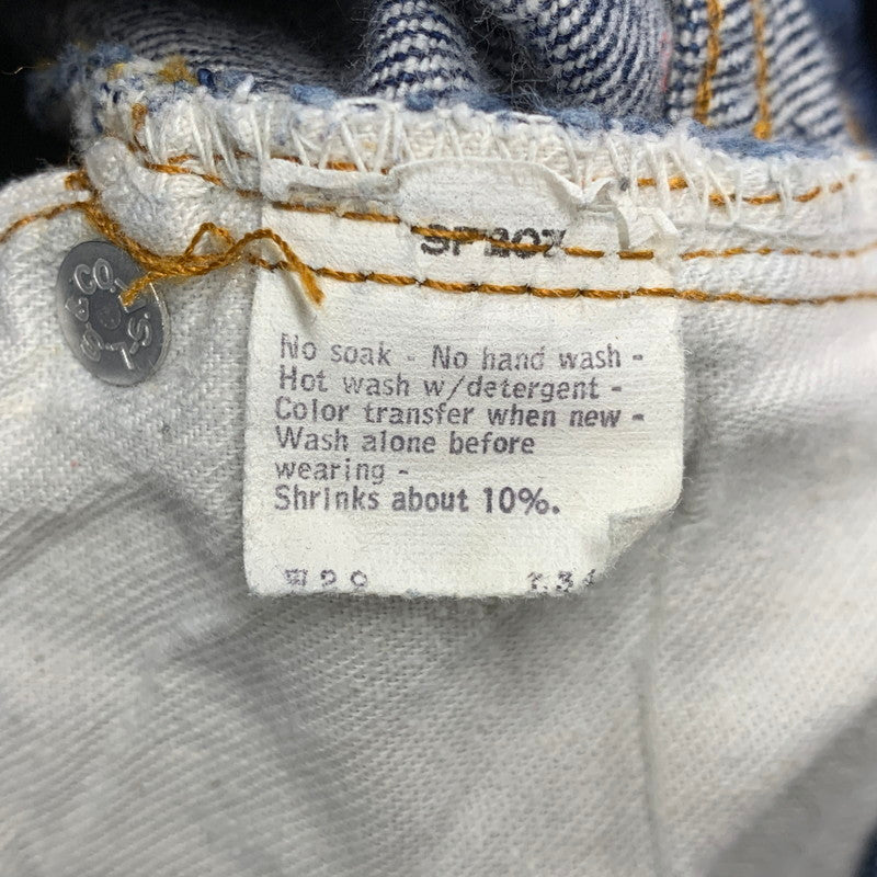 【中古品】【メンズ】 LEVI’S リーバイス 刻印532 SMALL-E 不均等V ケアタグ 黒カン 脇割 通常R 平行ステッチ 501 DENIM PANTS スモールE デニム パンツ ボトムス 157-260616-kh-10-izu サイズ：29×34 カラー：インディゴ 万代Net店