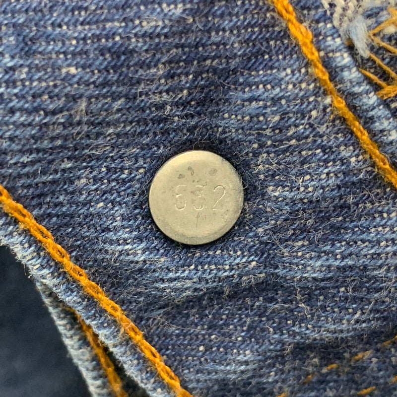 【中古品】【メンズ】 LEVI’S リーバイス 刻印532 SMALL-E 不均等V ケアタグ 黒カン 脇割 通常R 平行ステッチ 501 DENIM PANTS スモールE デニム パンツ ボトムス 157-260616-kh-10-izu サイズ：29×34 カラー：インディゴ 万代Net店