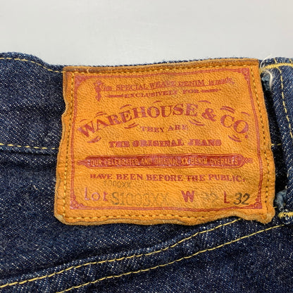 【中古品】【メンズ】 WAREHOUSE ウエアハウス S1003XX(1000XX) 1942モデル DENIM PANTS デニム パンツ ボトムス 156-260616-kh-08-izu サイズ：32×32 カラー：インディゴ 万代Net店