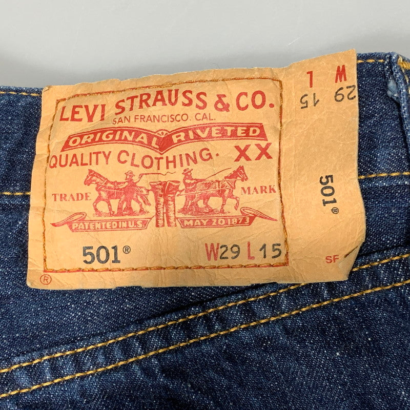 【中古品】【メンズ】 LEVI’S リーバイス 501-01 刻印359 フィリピン製 00S 501 DENIM SHORTS デニム ショーツ ボトムス 157-260627-kh-10-izu サイズ：29×15 カラー：インディゴ 万代Net店