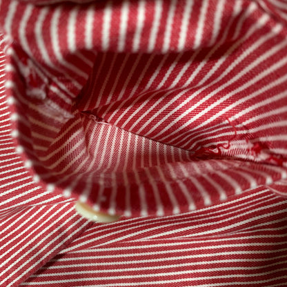 【中古品】【メンズ】 SUGAR CANE シュガーケーン SC27988 HICKORY STRIPE WORK LS SHIRT ヒッコリー ストライプ ロングスリーブ ワーク シャツ トップス 145-260627-kh-03-izu サイズ：M カラー：レッド×ホワイト 万代Net店