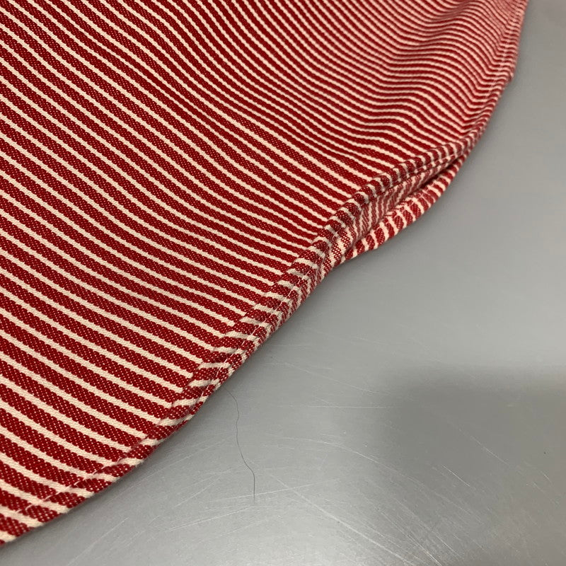 【中古品】【メンズ】 SUGAR CANE シュガーケーン SC27988 HICKORY STRIPE WORK LS SHIRT ヒッコリー ストライプ ロングスリーブ ワーク シャツ トップス 145-260627-kh-03-izu サイズ：M カラー：レッド×ホワイト 万代Net店