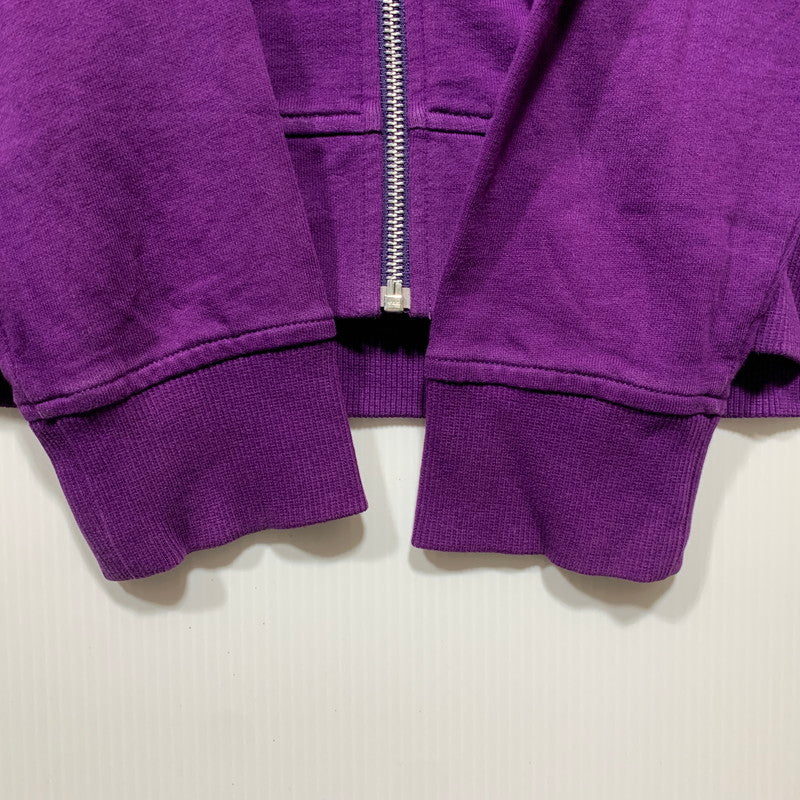 【中古品】【メンズ】 BURBERRY BLACK LABEL バーバリーブラックレーベル BMV72-117-38 ZIP UP HOODED SWEATSHIRT ジップ アップ フーデッド スウェットシャツ パーカー 141-260627-kh-07-izu サイズ：3 カラー：パープル 万代Net店
