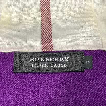 【中古品】【メンズ】 BURBERRY BLACK LABEL バーバリーブラックレーベル BMV72-117-38 ZIP UP HOODED SWEATSHIRT ジップ アップ フーデッド スウェットシャツ パーカー 141-260627-kh-07-izu サイズ：3 カラー：パープル 万代Net店