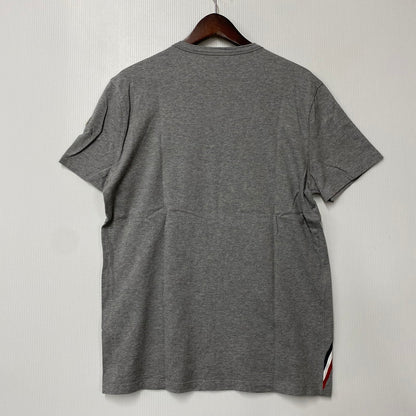 【中古品】【メンズ】 MONCLER モンクレール E20918048250 国内正規 MAGLIA T-SHIRT マグリア Tシャツ トップス 半袖 141-260615-cs-07-izu サイズ：L カラー：グレー 万代Net店