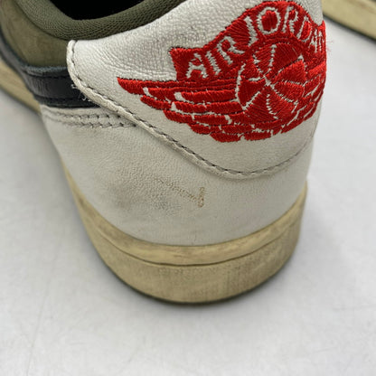 【中古品】【メンズ】 NIKE ナイキ × TRAVIS SCOTT トラヴィス・スコット AIR JORDAN 1 LOW OG SP DM7866-200 エアジョーダン 1 ロー OG SP スニーカー 靴 160-260616-as-07-izu サイズ：27cm カラー：MEDIUM OLIVE/BLACK-SAIL-MUSLIN 万代Net店