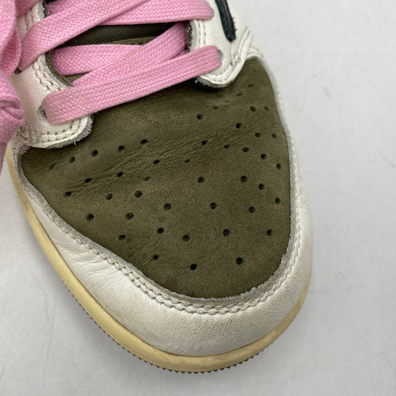 【中古品】【メンズ】 NIKE ナイキ × TRAVIS SCOTT トラヴィス・スコット AIR JORDAN 1 LOW OG SP DM7866-200 エアジョーダン 1 ロー OG SP スニーカー 靴 160-260616-as-07-izu サイズ：27cm カラー：MEDIUM OLIVE/BLACK-SAIL-MUSLIN 万代Net店