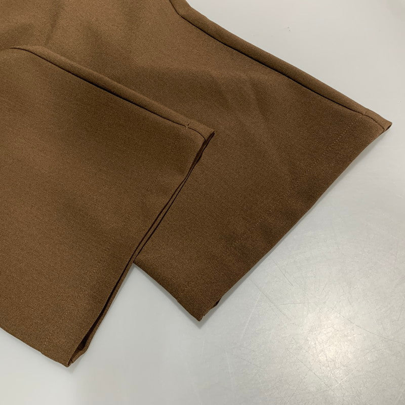 【中古品】【メンズ】 SIMPLE PROJECT CO. シンプルプロジェクト 2-TUCK SLACKS PANTS 2タック スラックス パンツ ボトムス 158-260627-kh-11-izu サイズ：S カラー：ブラウン 万代Net店
