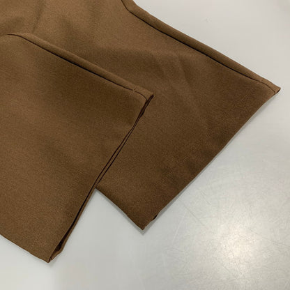 【中古品】【メンズ】 SIMPLE PROJECT CO. シンプルプロジェクト 2-TUCK SLACKS PANTS 2タック スラックス パンツ ボトムス 158-260627-kh-11-izu サイズ：S カラー：ブラウン 万代Net店