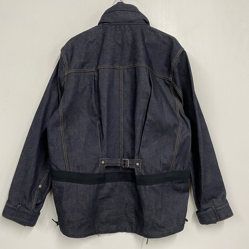 【中古品】【メンズ】 SACAI サカイ 22-02717M DENIM BLOUSON デニム ブルゾン アウター 140-260617-kh-05-izu サイズ：2 カラー：インディゴ 万代Net店