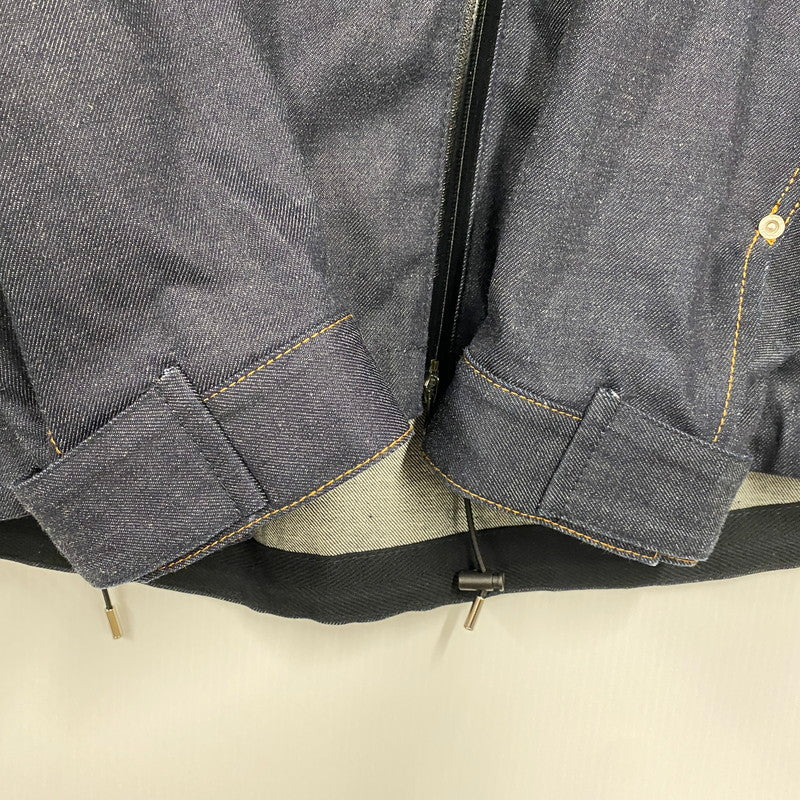 【中古品】【メンズ】 SACAI サカイ 22-02717M DENIM BLOUSON デニム ブルゾン アウター 140-260617-kh-05-izu サイズ：2 カラー：インディゴ 万代Net店