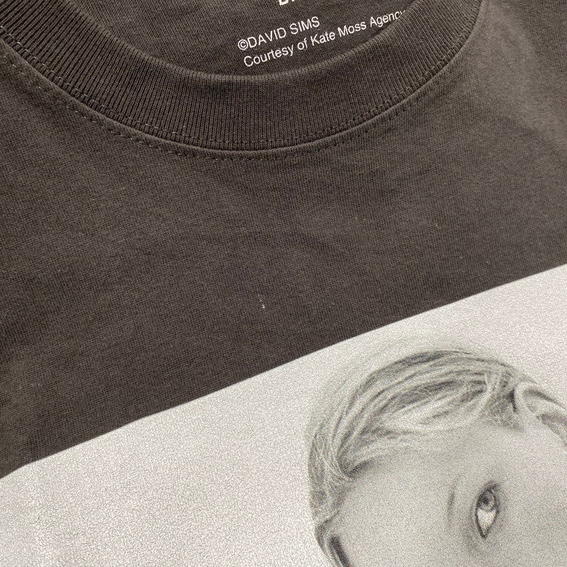 【中古品】【メンズ】 BIOTOP ビオトープ BOM-74000-A KATE MOSS BY DAVID SIMS PHOTO T-SHIRTS ケイトモス デヴィッドシムズ フォト Tシャツ トップス 140-260617-kh-04-izu サイズ：L カラー：チャコール系 万代Net店