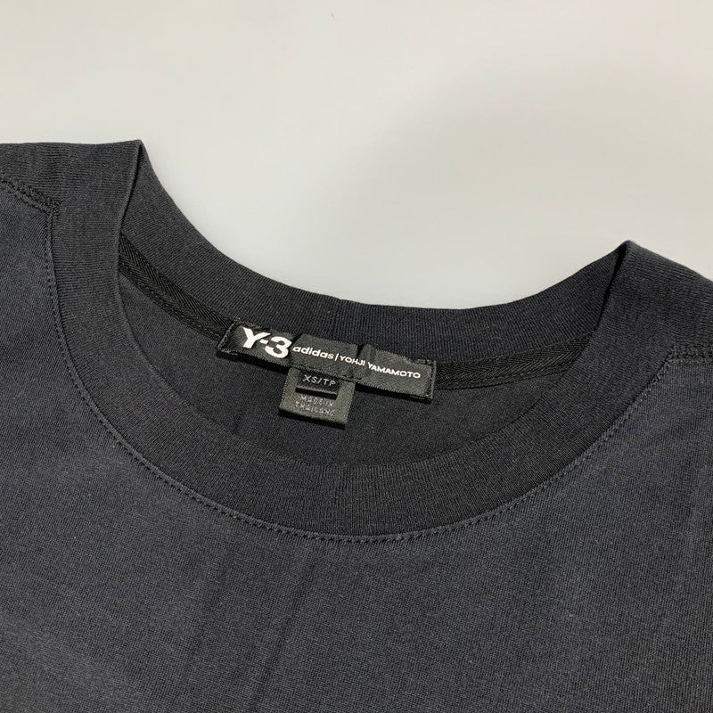 【中古品】【メンズ】 Y-3 ワイスリー BACK PRINT S/S TEE DP0669 バックプリント ショートスリーブ Tシャツ 半袖 トップス 140-260628-as-18-izu サイズ：XS カラー：ブラック 万代Net店