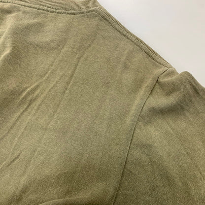 【中古品】【メンズ】 STUSSY ステューシー LOGO SS TEE ロゴ ショートスリーブ Tシャツ トップス 半袖 142-260730-cs-23-izu サイズ：S カラー：カーキ 万代Net店