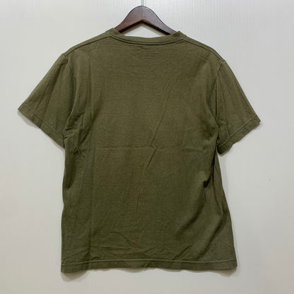 【中古品】【メンズ】 STUSSY ステューシー LOGO SS TEE ロゴ ショートスリーブ Tシャツ トップス 半袖 142-260730-cs-23-izu サイズ：S カラー：カーキ 万代Net店