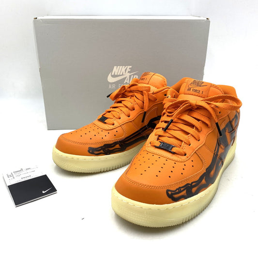 【中古品】【メンズ】 NIKE ナイキ AIR FORCE 1 '07 SKELETON QS CU8067-800 エア フォース 1 '07 スケルトン QS スニーカー シューズ 靴 160-260616-as-06-izu サイズ：28.5cm カラー：STARFISH/STARFISH-BLACK 万代Net店