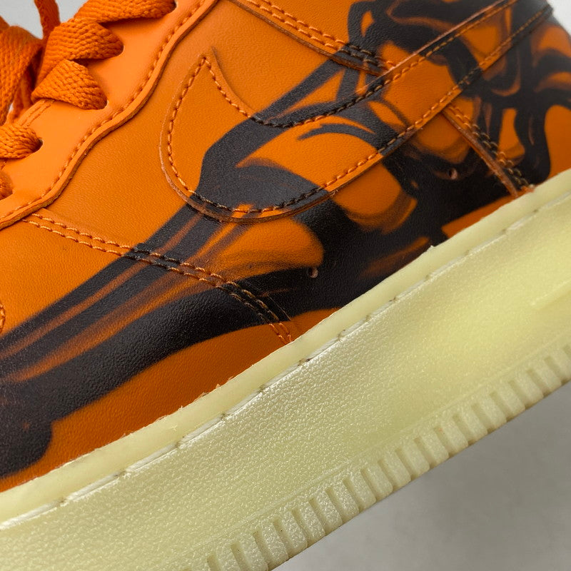 【中古品】【メンズ】 NIKE ナイキ AIR FORCE 1 '07 SKELETON QS CU8067-800 エア フォース 1 '07 スケルトン QS スニーカー シューズ 靴 160-260616-as-06-izu サイズ：28.5cm カラー：STARFISH/STARFISH-BLACK 万代Net店