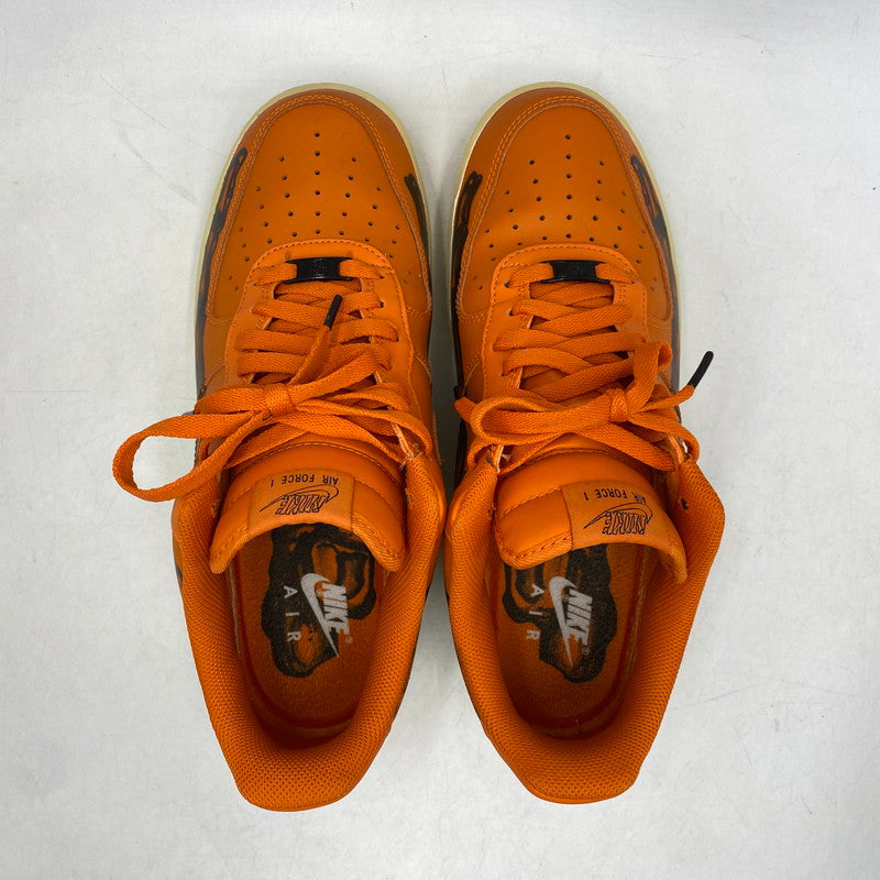 【中古品】【メンズ】 NIKE ナイキ AIR FORCE 1 '07 SKELETON QS CU8067-800 エア フォース 1 '07 スケルトン QS スニーカー シューズ 靴 160-260616-as-06-izu サイズ：28.5cm カラー：STARFISH/STARFISH-BLACK 万代Net店