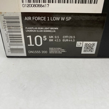 【中古品】【メンズ】 NIKE ナイキ × SUPREME シュプリーム DN1555-200 AIR FORCE 1 LOW FLAX WHEAT エア フォース 1 ロー フラックス ウィート スニーカー 靴 160-260616-kh-11-izu サイズ：28.5 カラー：FLAX/FLAX-GUM 万代Net店