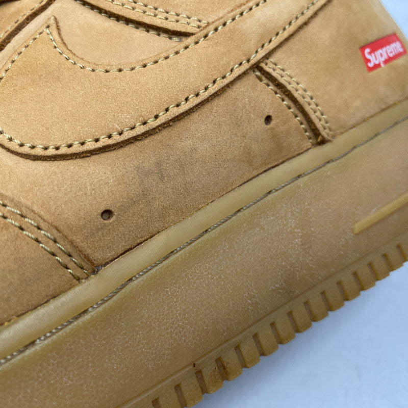 【中古品】【メンズ】 NIKE ナイキ × SUPREME シュプリーム DN1555-200 AIR FORCE 1 LOW FLAX WHEAT エア フォース 1 ロー フラックス ウィート スニーカー 靴 160-260616-kh-11-izu サイズ：28.5 カラー：FLAX/FLAX-GUM 万代Net店