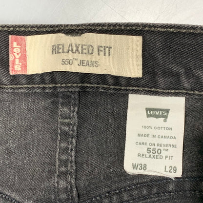 【中古品】【メンズ】 LEVI'S リーバイス 005500260 刻印217 03年製 00S 550 DENIM PANTS デニム パンツ ボトムス ズボン 157-260627-cs-11-izu サイズ：W38 L29 カラー：ブラック 万代Net店