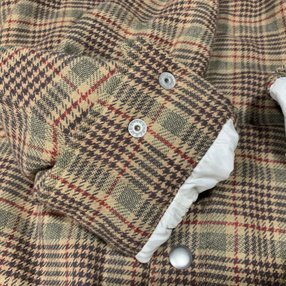 【中古品】【メンズ】 FTC エフティーシー FTC023AWSH02 SHERPA LINED PLAID NEL SHIRT シェルパ ネルシャツ トップス 142-260627-kh-02-izu サイズ：L カラー：ブラウン系 万代Net店