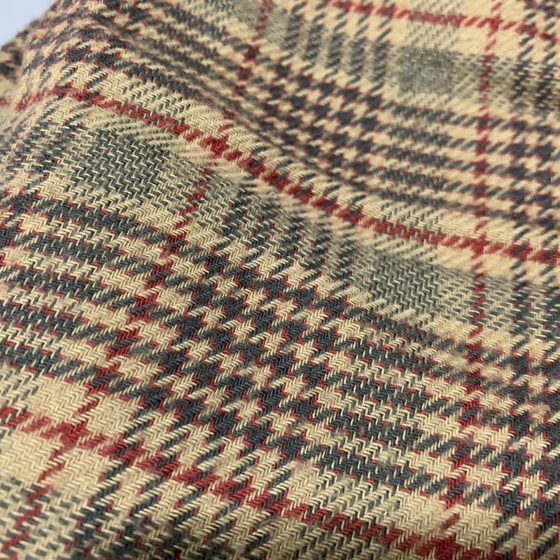【中古品】【メンズ】 FTC エフティーシー FTC023AWSH02 SHERPA LINED PLAID NEL SHIRT シェルパ ネルシャツ トップス 142-260627-kh-02-izu サイズ：L カラー：ブラウン系 万代Net店