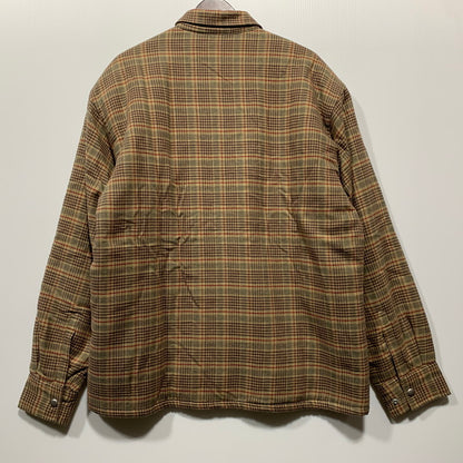 【中古品】【メンズ】 FTC エフティーシー FTC023AWSH02 SHERPA LINED PLAID NEL SHIRT シェルパ ネルシャツ トップス 142-260627-kh-02-izu サイズ：L カラー：ブラウン系 万代Net店