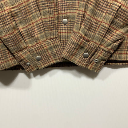 【中古品】【メンズ】 FTC エフティーシー FTC023AWSH02 SHERPA LINED PLAID NEL SHIRT シェルパ ネルシャツ トップス 142-260627-kh-02-izu サイズ：L カラー：ブラウン系 万代Net店