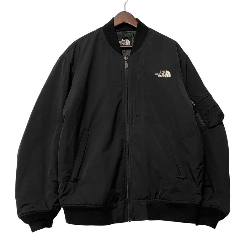 【中古品】【メンズ】 THE NORTH FACE ザ・ノースフェイス NY82132 INSULATION BOMBER JACEKT インサレーション ボンバー ジャケット アウター 144-260615-cs-11-izu サイズ：XL カラー：ブラック 万代Net店