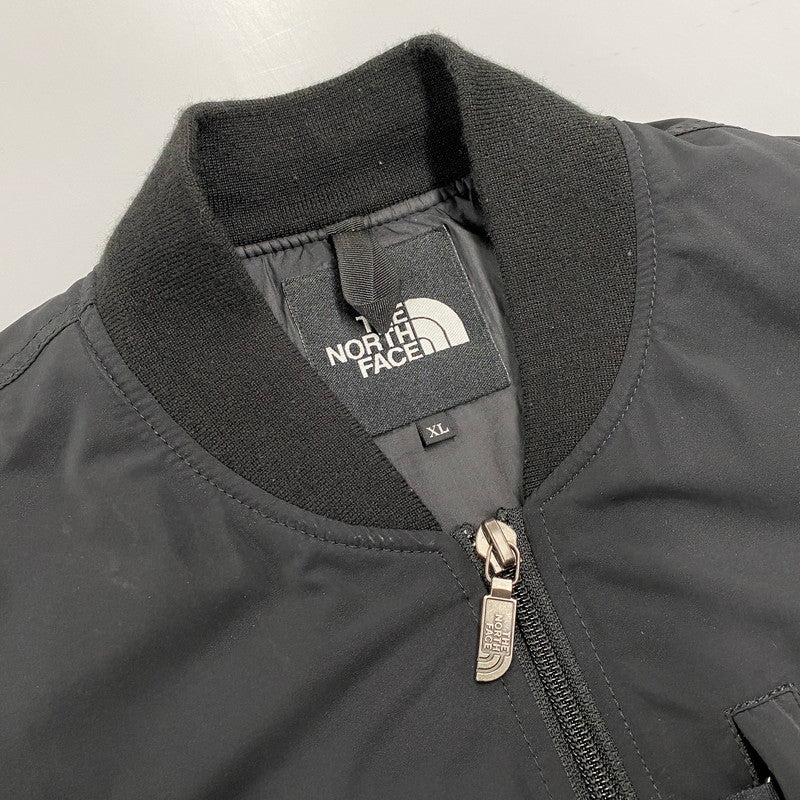 【中古品】【メンズ】 THE NORTH FACE ザ・ノースフェイス NY82132 INSULATION BOMBER JACEKT インサレーション ボンバー ジャケット アウター 144-260615-cs-11-izu サイズ：XL カラー：ブラック 万代Net店