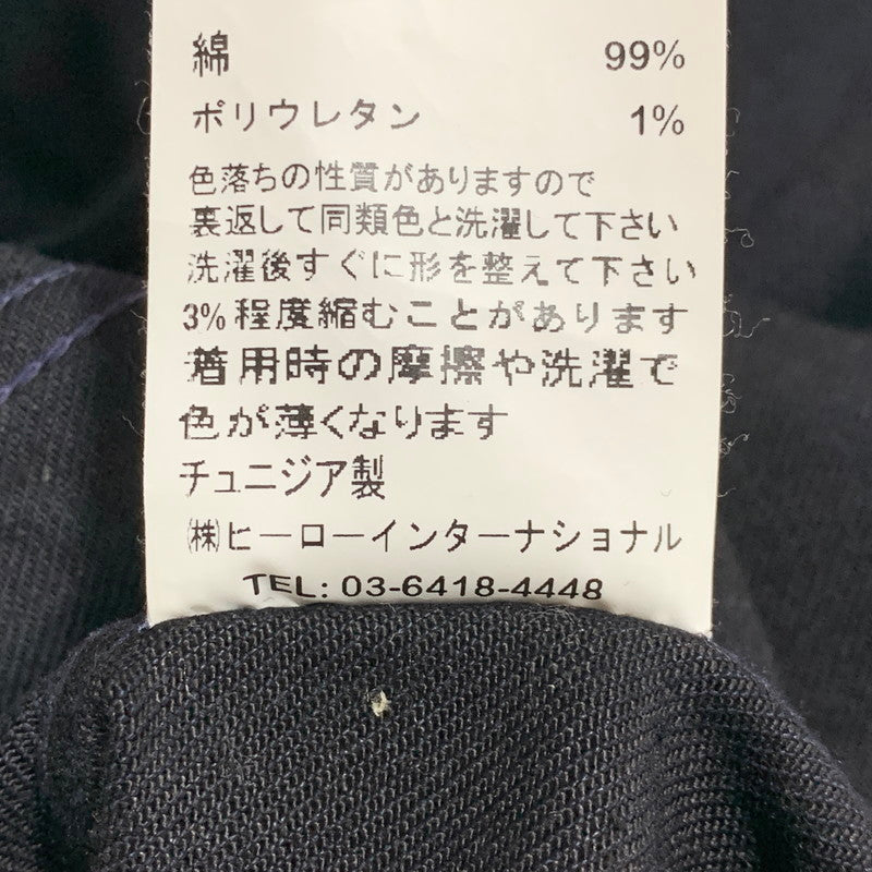 【中古品】【メンズ】 NUDIE JEANS ヌーディージーンズ DOUBLE ZIPUP DENIM JACKET ダブル ジップアップ デニム ジャケット アウター 141-260627-cs-12-izu サイズ：L カラー：ネイビー 万代Net店