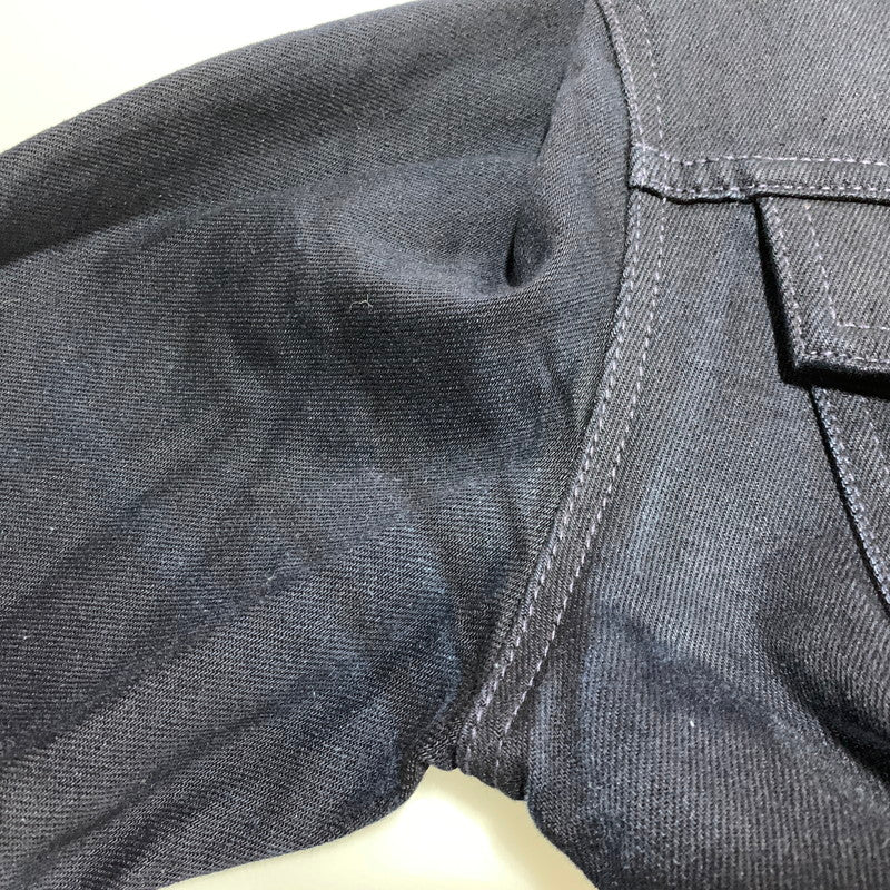 【中古品】【メンズ】 NUDIE JEANS ヌーディージーンズ DOUBLE ZIPUP DENIM JACKET ダブル ジップアップ デニム ジャケット アウター 141-260627-cs-12-izu サイズ：L カラー：ネイビー 万代Net店