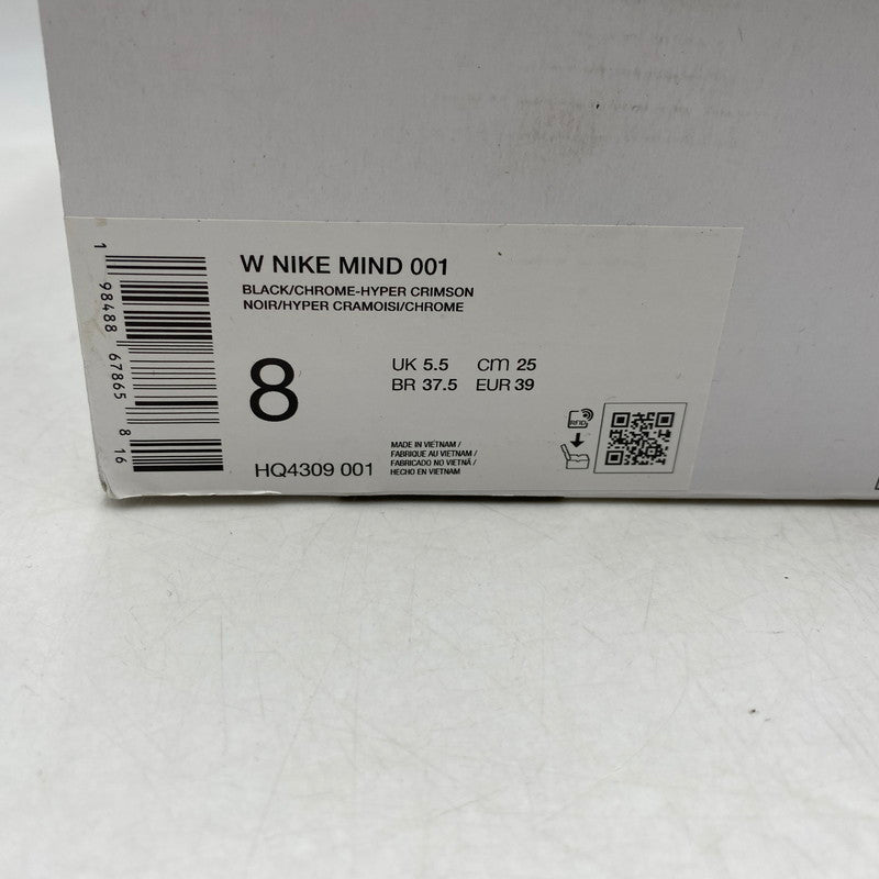 【中古美品】【メンズ/レディース】 NIKE ナイキ W MIND 001 HQ4309-001 ウィメンズ マインド 001 サンダル シューズ 靴 160-260616-as-04-izu サイズ：25cm カラー：BLACK/CHROME-HYPER CRIMSON 万代Net店