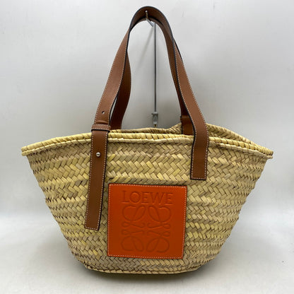 【中古品】【レディース】 LOEWE ロエベ 327.02.S92 BASKETBALL BAG MEDIUM バスケットボール バッグ ミディアム カバン 鞄 180-260617-ya-07-izu カラー：ベージュ系 万代Net店